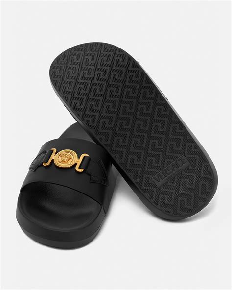 versace slides gold price|Versace slides women sale.